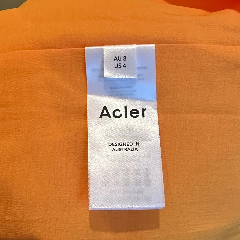 Acler Fairley Drop-Waist Pleated Midi Dress - Picture 10 of 10